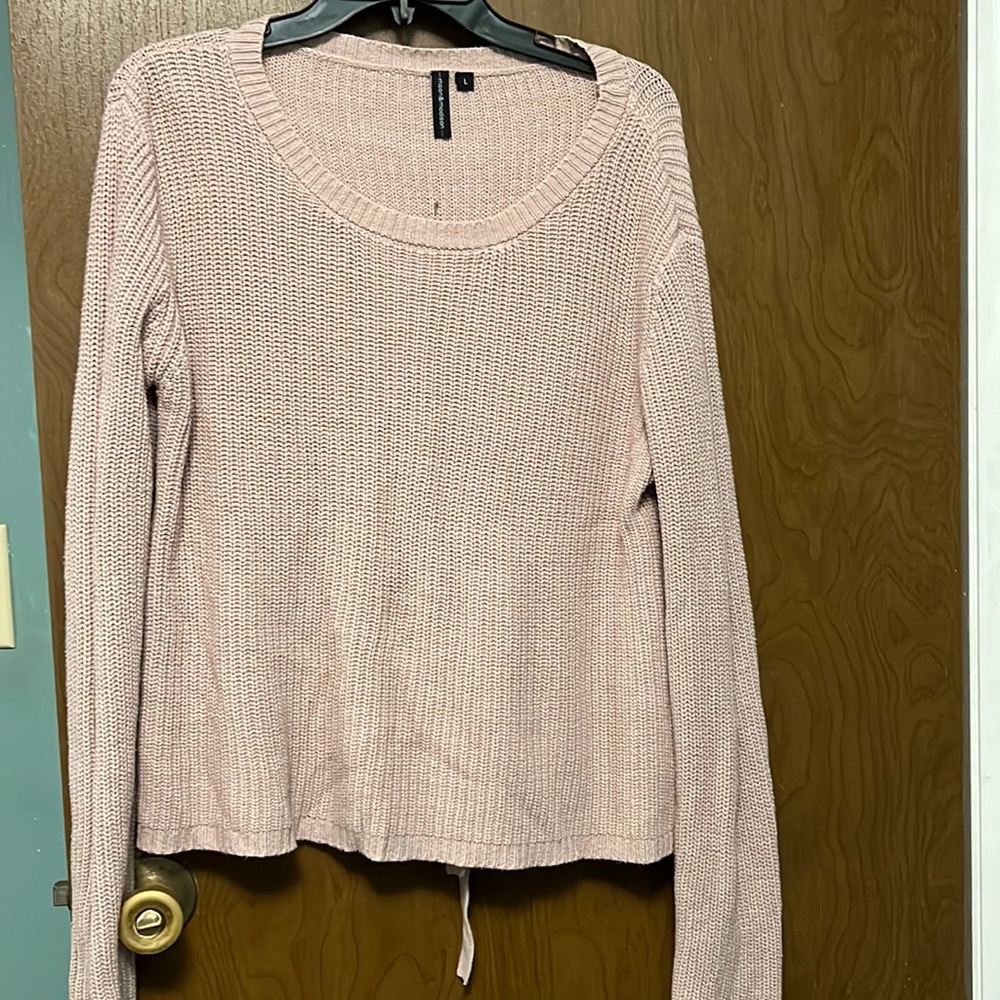 Moon & Madison L rose sweater